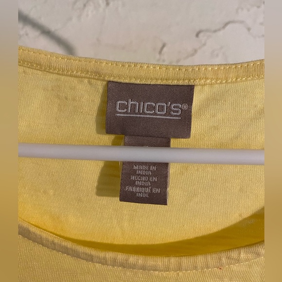 Chico’s ladies soft material top - Picture 3 of 3